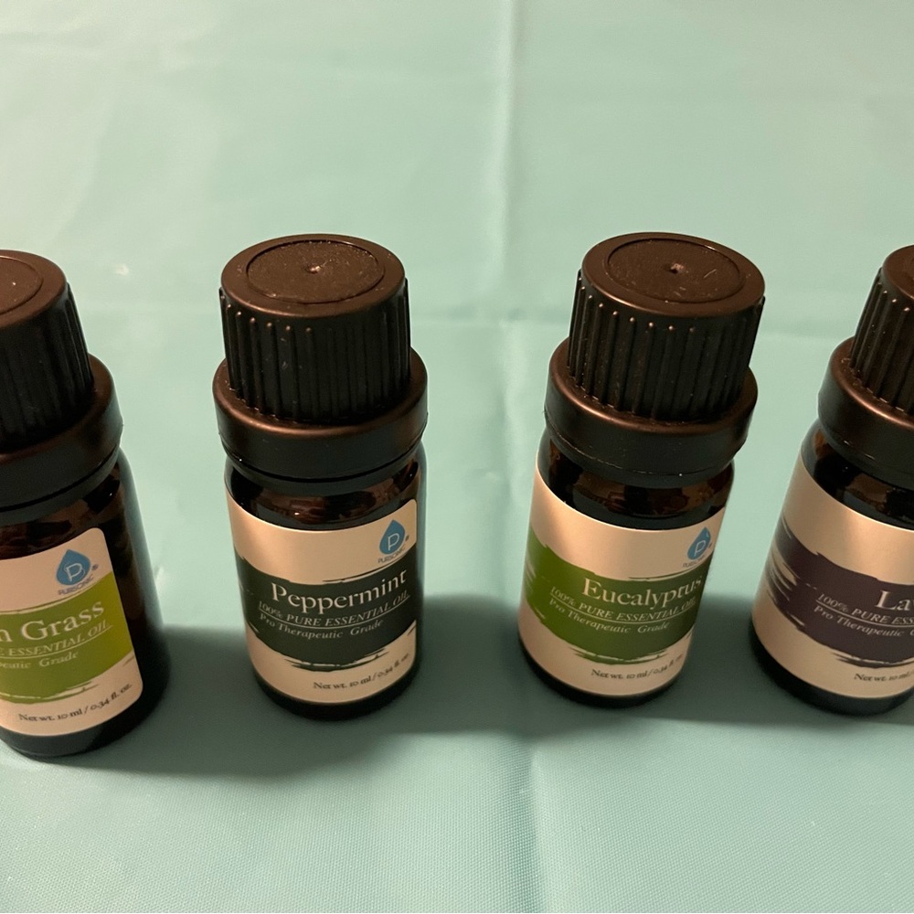 Four essential oils for diffusers! Unused.